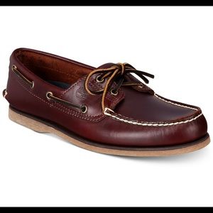 Classic Leather Boat Shoes 2 Eye 10.5